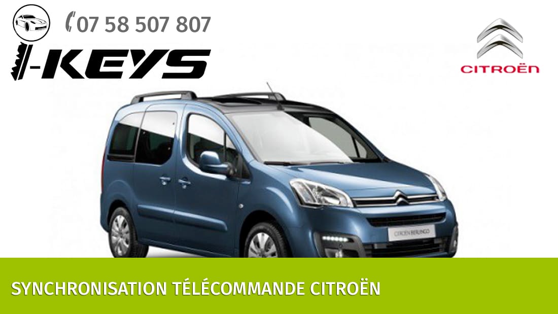 Synchronisation télécommande Citroën