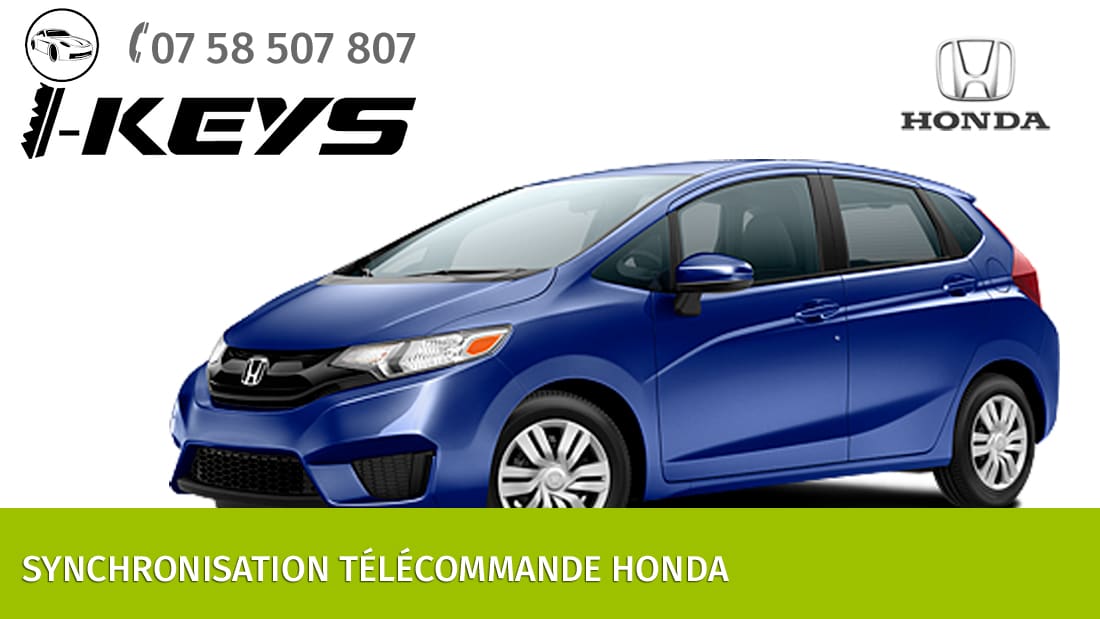 Synchronisation télécommande Honda