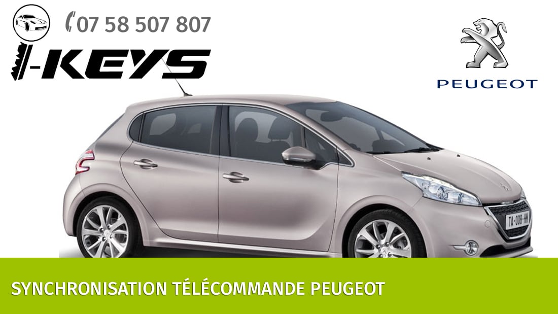 Synchronisation télécommande Peugeot